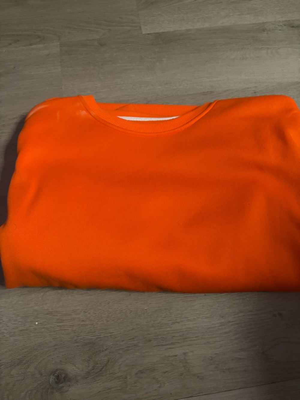 Bright Orange Crewneck Sweatshirt